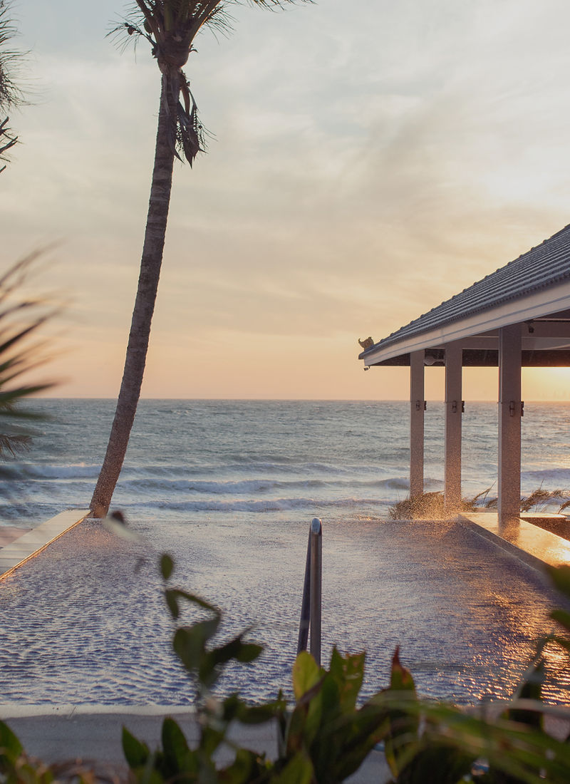 Apsara Resort sunset view